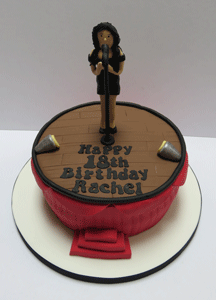 Birthday cake for a Singer